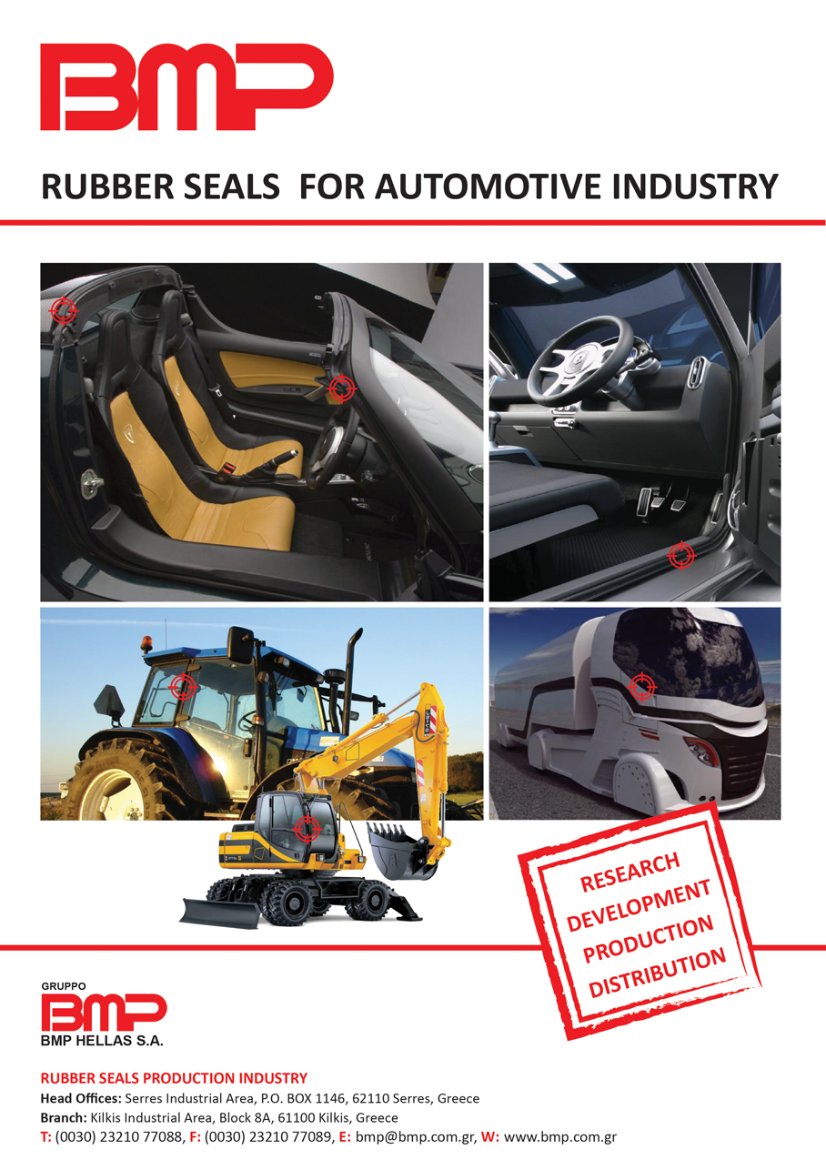 Rubber seals for automotive industry