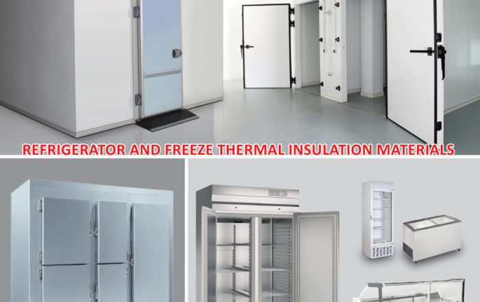 refrigerator and freeze thermal insulation materials